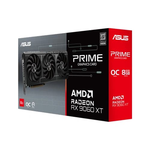 ASUS Prime RX 9060 XT OC Edition 8GB GDDR6 Graphics Card
